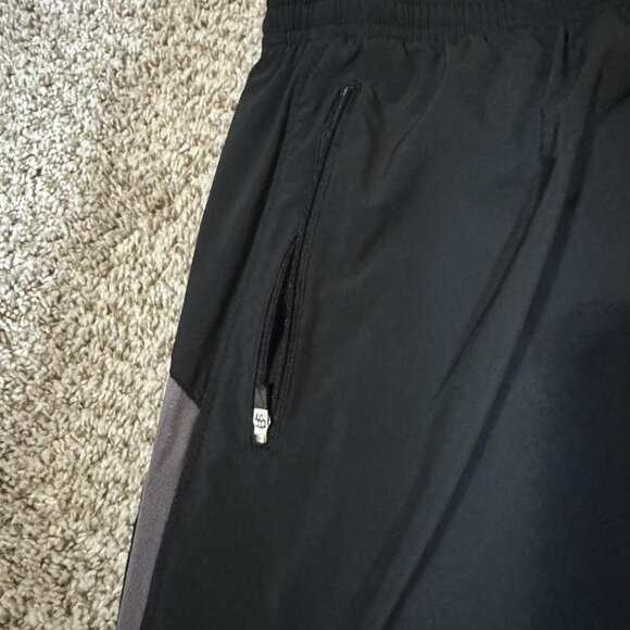 Nike Pants Mens Large Black NikeFIT Track Athletic Warm Up Running Zip Hem - Picture 4 of 13